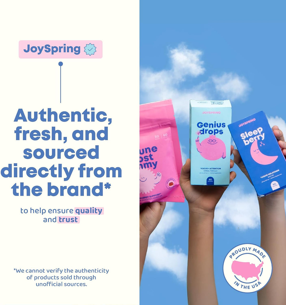 JoySpring Mood Munchies Saffron Gummies for Kids 4+ | Saffron Extract with GABA, Passion Flower & St Johns Wort | Sugar Free Vegan Brain Support & Kids Focus Gummies | Crafted in USA | Shapes May Vary
